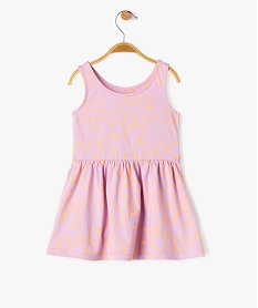 robe imprimee a bretelles bebe fille violet robesG524701_4