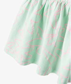 robe imprimee a bretelles bebe fille vert standard robesG524801_2
