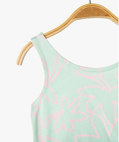 robe imprimee a bretelles bebe fille vert standard robesG524801_3