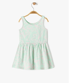 robe imprimee a bretelles bebe fille vert standard robesG524801_4