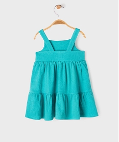 robe a bretelles coupe evasee bebe fille bleu robesG525001_3