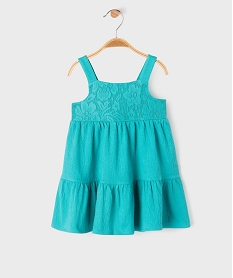 robe a bretelles coupe evasee bebe fille bleu robesG525001_4