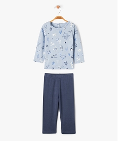 pyjama 2 pieces en coton a motifs marins bebe garcon bleu standardG527401_4