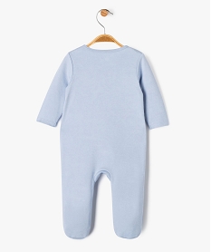 pyjama en coton ouverture devant motif baleine bebe bleu standardG529901_4