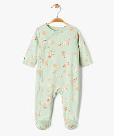 GEMO Pyjama dors-bien à motifs marins bébé fille Vert