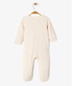 pyjama en coton a motif girafes bebe fille beige standardG530301_3