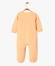 pyjama en coton ouverture devant bebe fille orange vifG530401_4