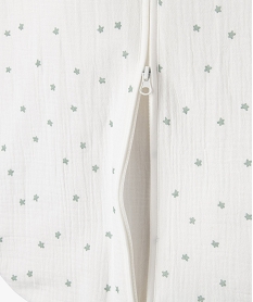 gigoteuse ete bebe en gaze de coton tog 2 blanc standardG531401_2