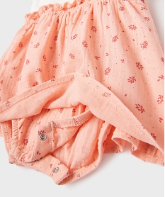 ensemble 2 pieces bebe fille robe et bandeau - lulucastagnette blanc robesG534301_2