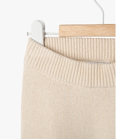 pantalon en coton biologique avec pieds bebe beige standardG534801_2
