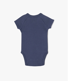 body manches courtes fermeture croisee motifs marins bebe (lot de 3) bleu standardG535501_4