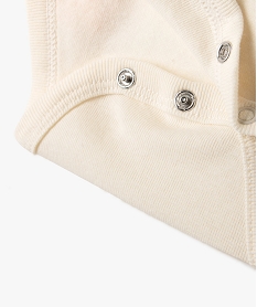 body manches courtes encolure americaine bebe garcon (lot de 3) blancG535701_3
