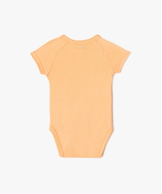body manches courtes fermeture croisee bebe fille (lot de 3) blancG535801_4