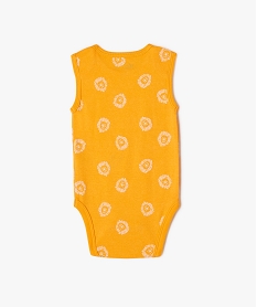 body sans manches encolure americaine bebe garcon (lot de 3) jaune standardG536701_4