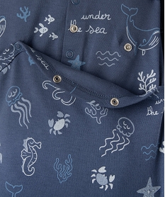 pyjama dors-bien en coton avec motifs marins bebe garcon bleu standardG538901_2