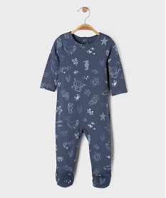 pyjama dors-bien en coton avec motifs marins bebe garcon bleu standardG538901_4