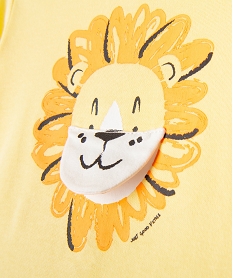 pyjama dors-bien avec motif anime lion bebe garcon jaune standardG539101_2