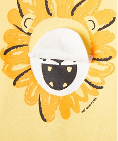 pyjama dors-bien avec motif anime lion bebe garcon jaune standardG539101_3