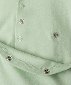 pyjama dors-bien en coton avec motif tortue bebe fille vertG539201_2