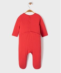 pyjama en coton avec motif poitrine bebe fille rose standardG539801_3