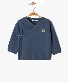 GEMO Pull brassière en coton bébé - LuluCastagnette bleu standard