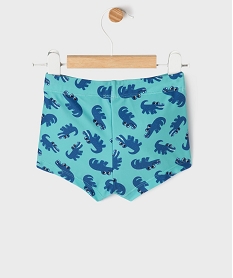 maillot de bain a motifs crocodiles bebe garcon bleu standardG544201_3