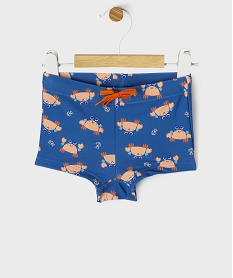 GEMO Maillot de bain à motifs crabes bébé garçon bleu standard