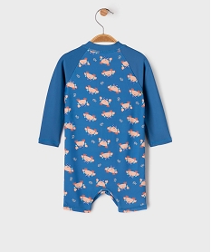 combishort de bain a motifs crabes enfant anti uv upf 50 bleu standardG544401_4