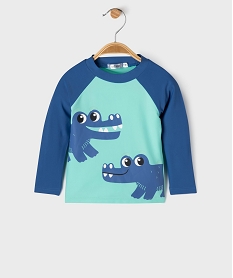 GEMO Tee-shirt de plage avec protection UVA et UVB bébé garçon bleu standard