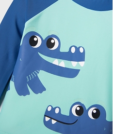 tee-shirt de plage avec protection uva et uvb bebe garcon bleu standardG544501_2