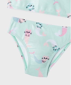 maillot de bain tankini a motifs chats bebe fille bleu standardG545101_3