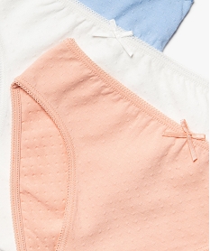 culottes en coton stretch en maille fantaisie (lot de 3) - lulucastagnette multicoloreG545501_2