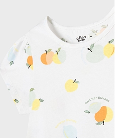 chemise de nuit a motifs fruits d’ete fille imprimeG547501_2