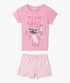 GEMO Pyjashort à motif Angel fille - Stitch Disney Rose
