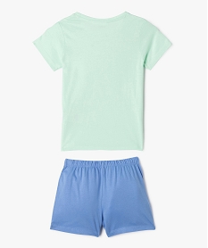 pyjashort a motif stitch fille - disney bleu standardG548201_3