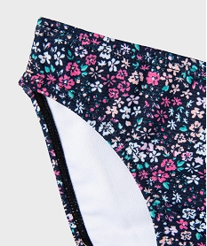 maillot de bain 2 pieces a fleurs et volants fille bleuG549201_3