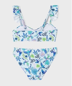 maillot de bain 2 pieces a motifs exotiques bebe fille bleu standardG549601_3