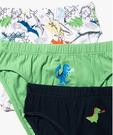 slips a motifs dragons garcon (lot de 3) vertG551101_2