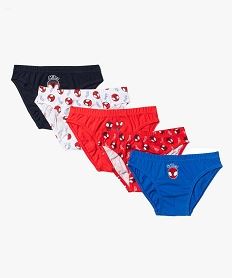 slips en coton a motifs spidey garcon (lot de 5) - marvel multicoloreG551201_3