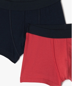 boxers en coton stretch a motif dinosaure garcon (lot de 2) multicoloreG551601_2