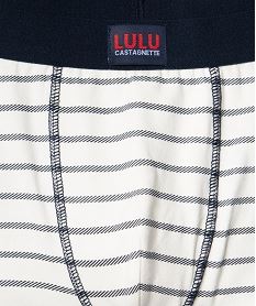 boxers en coton stretch garcon (lot de 2) - lulucastagnette bleuG551801_4