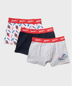 GEMO Boxers avec motif HotWheels garçon (lot de 3) - Mattel Multicolore