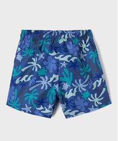 short de surf a motifs exotiques garcon bleuG554201_3