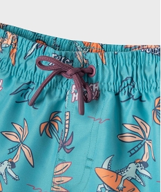 short de surf a motifs crocodiles garcon vert standardG554301_2