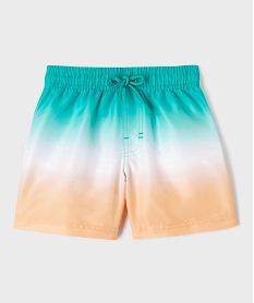 GEMO Short de surf coloris dégradé garçon Imprimé