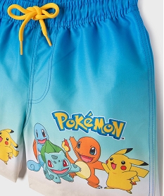 short de bain tie-and-dye a motifs garcon - pokemon bleu standardG554801_2