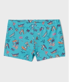 GEMO Shorty de bain à motifs crocodiles garçon vert standard