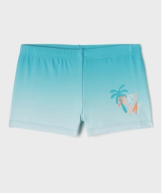 GEMO Maillot de bain boxer tie and dye à motif garçon Vert