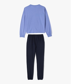 pyjama en coton avec motif stitch sur le haut fille - disney bleu standardG557901_3