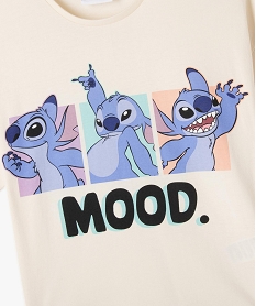 pyjashort a motif stitch fille - disney beigeG558101_2